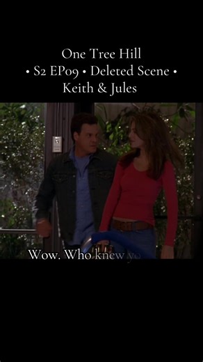 A romantic, mischievous stretch of the pan-around cut. Keith (Craig Sheffer) and Jules (Maria Menounos) sneak into the school pool together, trading jokes about breaking and entering 💙 She confesses she once skipped her formal to go skinny-dipping… Keith fires back with a “Dear Penthouse Forum” joke before things shift into something unexpectedly real 💫 Cut to the car afterward, where the two kiss softly — both surprised by the moment 🎥✨ #OneTreeHill #OTH #CraigSheffer #MariaMenounos #keithan