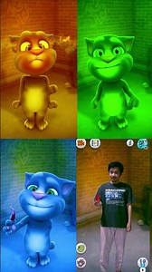 4 Colors of Talking Tom vs. Spicy Chili! 🌶️🔥