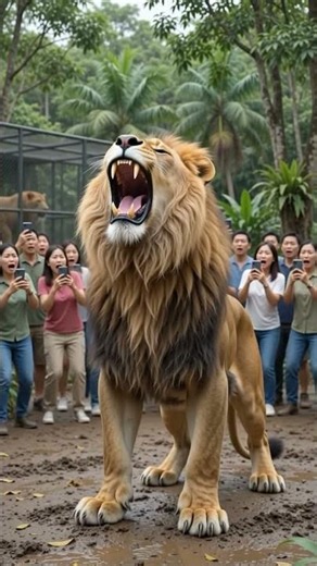 A Man Transforms Into a Lion and Turns Back Into a Human | Amazing Transformation Story 🦁