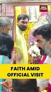 CEC Gyanesh Kumar Offers Prayers at #bhagyalaxmi Temple Near #charminar #hyderabad