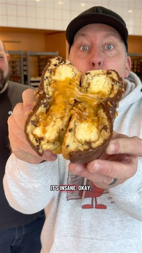 The New Cookie Donut at Halo is a must try! So good! #cookiedonut #donuts #moncton