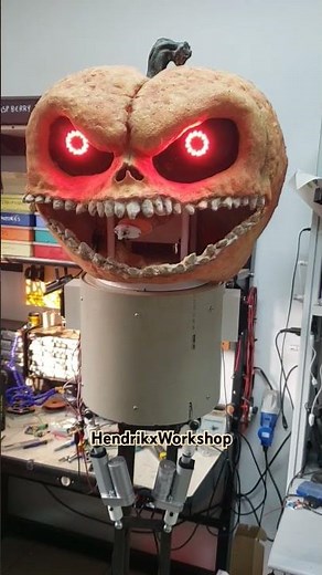 Building a giant animatronic pumpkin for halloween