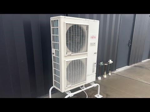 Early 2020s Fujitsu Halcyon inverter 2.5 ton minisplit heat pump! (Not running)