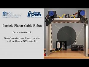 Coordinated Motion with an Omron NX Controller - Particle Planar Cable Robot