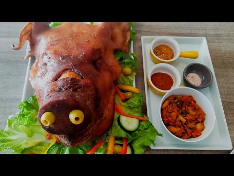 South African Street Food: Pig Head | How To Cook A Delicious Whole Pork Head, Boiled & Grilled
