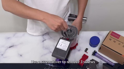 Exclusive Swapple 70 Min Runtime V8 Replacement Battery, Compatible with Dyson V8 Animal, Absolute, Motorhead, Fluffy, with Battery Lock & 2 Filters