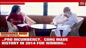 #ModiOnAajTak I am confident that BJP will win more seats than 2014: PM Narendra Modi. Watch the full interview: http://bit.ly/ModiOnAajTak (Anjana Om Kashyap) | India Today