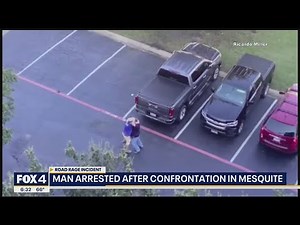 Mesquite road rage fight caught on camera