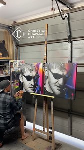 4.6K views · 234 reactions | ✨ Witness the magic as Christian brings Layne Staley's unforgettable MTV Unplugged concert to life with two stunning original paintings!  Dive into the creative process and feel the raw emotion as art meets music in this special tribute.  | Christian Chapman Art | Facebook