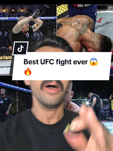 @Daa kora - داا كورة The best UFC fight ever😱🔥 . . . . . #ufc250freedom #illiatopuria #justingaethje #fyp #storytime