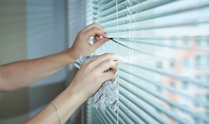 Mrs Hinch uses tumble dryer sheets to clean her blinds