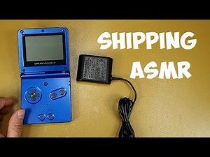 How I Ship a Game Boy Advance SP on ebay - Shipping Packaging - ASMR