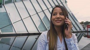 Business Woman having a phone call - Free Stock Video