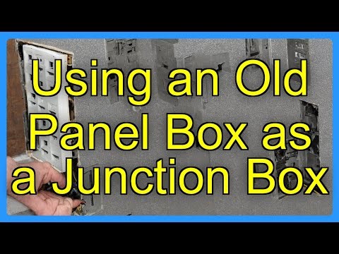 Using an Old Panel Box as a Junction Box