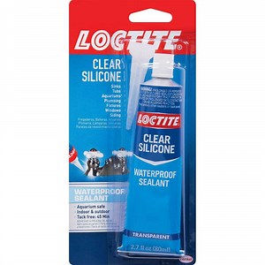 Loctite Silicone Waterproof Multipurpose Adhesive Sealant 2.7 oz. Clear Tube 908570