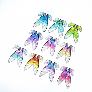 Fairy Wings Charms With Glitter & Rhinestones – 10 Colors | DIY Jewelry Making, Resin Art, Scrapbooking, Fantasy Craft Supplies (W001) - Etsy