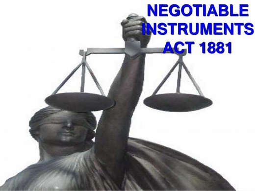 The Negotiable Instruments Act and its special provisions - iPleaders