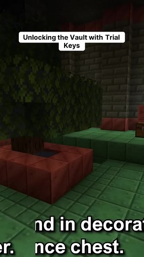 Using Trial Keys in The Trial Chambers In Minecraft #fyp #minecrafttutorial #gaming