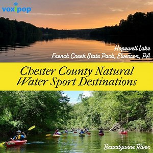 Recreational activities like swimming, fishing, and paddling are great ways to be active outdoors and enjoy Chester County. #ChesterCountyPA | Voxipop