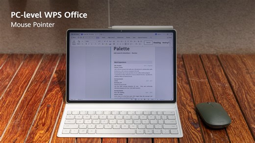 Boost your productivity with the free PC-level WPS Office on the #HUAWEIMatePad12X! ✨ Experience seamless functionality with an optimized PC-level UI, intuitive interaction, and all the essential tools you need. 💻 Enjoy advanced features like Slide Sorter, PivotTable formula insertion, Mouse Pointer, and more! Whether you’re working from home or on the go, it’s like carrying a complete office setup wherever you are! 💼 Pre-order from 19th to 29th November 2024 and enjoy FREE GIFTS 🎁 worth up t