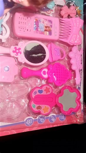 PINK BARBIE MAKEUP TOY SET ASMR UNBOXING AND RELAXING VIDEO