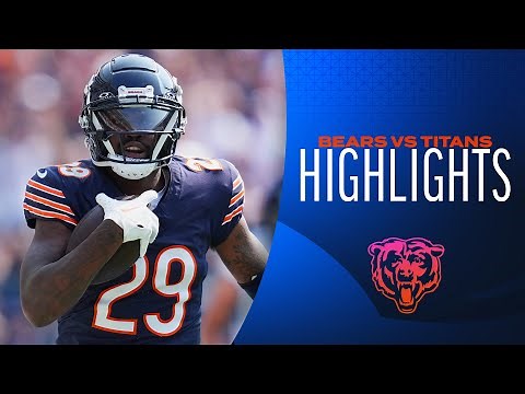 Chicago Bears Highlights vs. Tennessee Titans | 2024 Regular Season Week 1