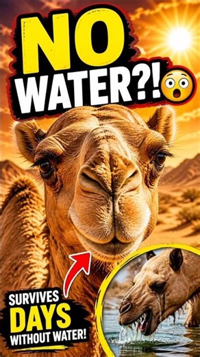 How This Animal Survives Without Water for Days 🐪