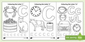 Letter C Coloring Pages