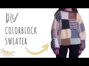 How to Knit a Color Block Sweater | Easy Knit for Beginners