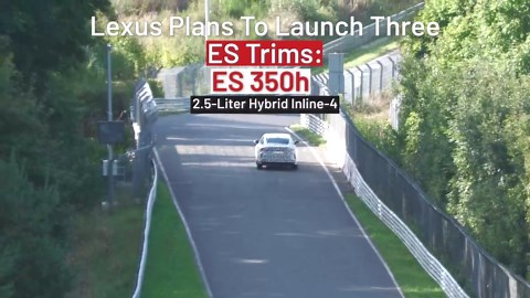 Carparazzi Uncover The 2026 Lexus ES Luxury Sedan Testing At The Nürburgring