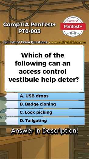 CompTIA PenTest+ (PT0-003) Exam-Style Practice Question 2026