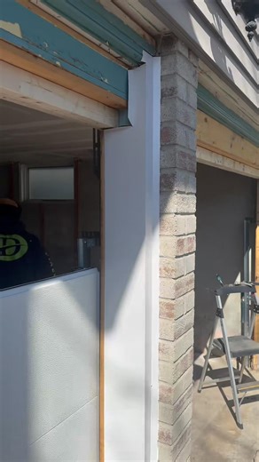 Modern refresh with white flush panel garage doors