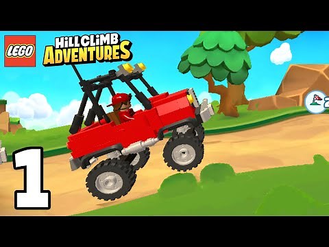Lego Hill Climb Adventures - Gameplay Walkthrough Part 1 Jeep (Android, IOS)