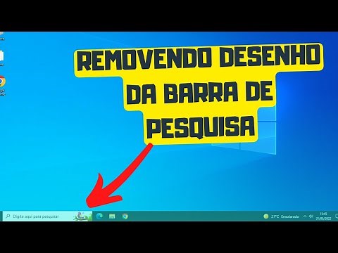REMOVENDO DESENHO DA BARRA DE PESQUISA NO WINDOWS 10 E 11...