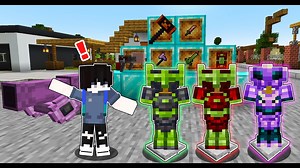 102K views · 2.8K reactions | The Super ARMOR and WEAPON of Minecraft | TAROPA VILLAGE #minecraftmods #minecraft #minecrafttagalog | Ar Ar Plays | Facebook