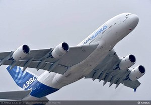Airbus will give away two return tickets on the A380