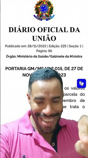 Piso salarial da enfermagem resumo da portaria do ministério da saúde #enfermeirofabianovitoriano