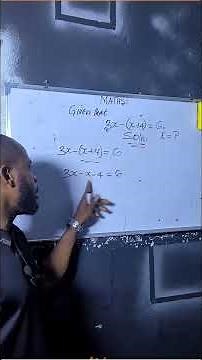 How To Solve Simple Linear Equations.