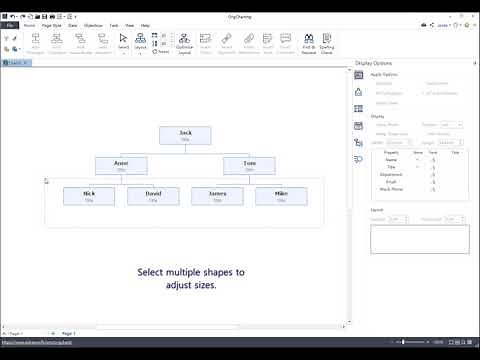 EdrawMax Tutorial: How to Change the Height and Width of Org Chart Boxes
