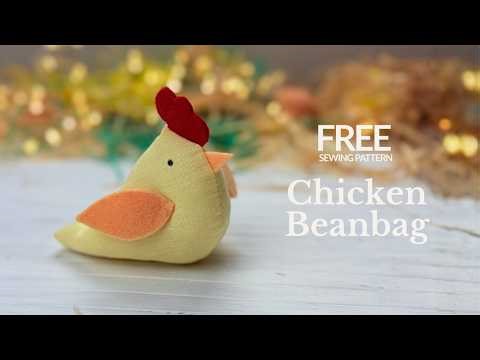 How to Sew a Free Chicken Beanbag for Stella Mini Dolls | Easy Beginner Sewing Tutorial