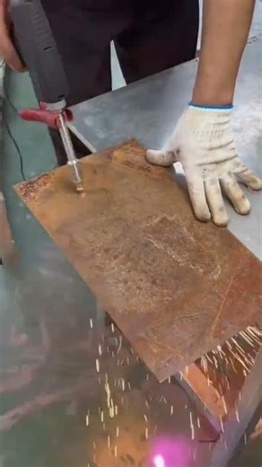 testing the laser tool before it is used by workers