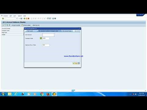 T-Code "FS10N" Display GL Account Balance in SAP