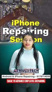 iPhone Repairing Course सीखें | iPhone PCB & Hardware Training | Multitech Institute