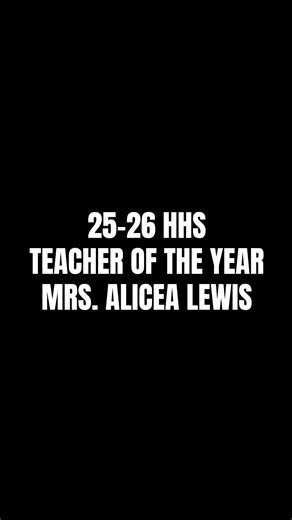 Our Huntington High School Teacher of the Year is Mrs. Alicea Lewis! She teaches dual credit Entrepreneurship, Business and Marketing, and Business Law. She is also our FBLA Advisor who has led her team to the National Competition multiple years in a row! We are proud to have her on The Hill! | Huntington High School WV