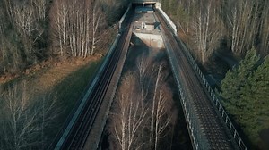 Train station abandoned by builders who declared 'only the dead can get off'