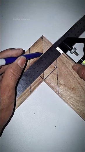 How to Make a Perfect Interlocking Miter Joint #shorts