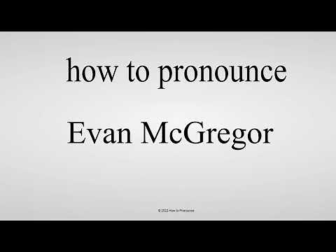How to pronounce Ewan McGregor (CORRECTLY)