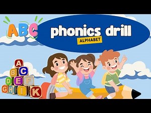 English Alphabet Phonics Drill | Boost Reading Skills for Kids | A–Z Sounds | Lesson 1