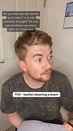 Teacher observing! #comedy #reels | LukeHamnett