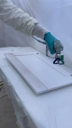 Spraying Doors (Graco FinishPro)